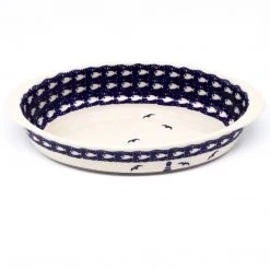 Janelle Imports Sm Oval Baker W/Handles In Lighthouse