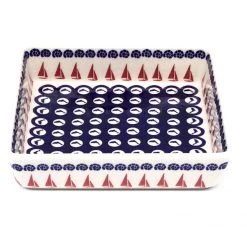 Janelle Imports Square Baker In Red Sail