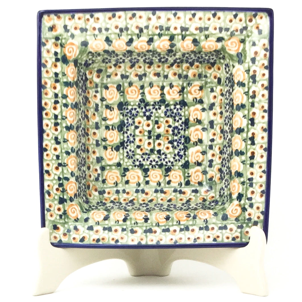 Janelle Imports Square Soup Plate In Rose Garden 3 Janelle Imports Square Soup Plate In Rose Garden