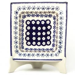 Janelle Imports Square Soup Plate In Simple Daisy