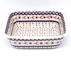 Janelle Imports Deep Square Baker In Red Lobster