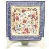 Janelle Imports Square Soup Plate In Summer Bouquet
