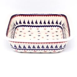 Janelle Imports Deep Square Baker In Blue Sail