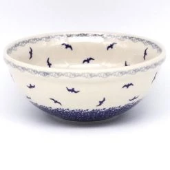 Janelle Imports Round Bowl 32 Oz In Seagulls