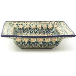 Janelle Imports Square Soup Plate In Rose Garden