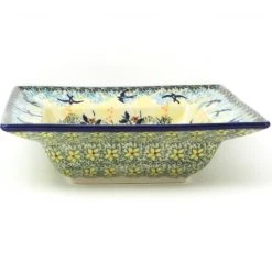 Janelle Imports Square Soup Plate In Birds