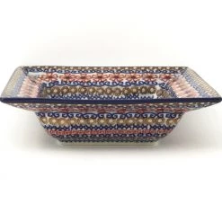 Janelle Imports Square Soup Plate In Earth Tones