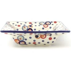 Janelle Imports Square Soup Plate In Modern Circles