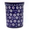 Janelle Imports Utensil Holder 2 Qt In Flowers On Blue