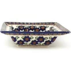 Janelle Imports Square Soup Plate In Petunia