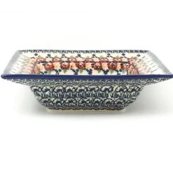 Janelle Imports Square Soup Plate In Wild Roses