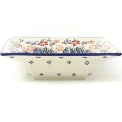 Janelle Imports Square Soup Plate In Delicate Flowers
