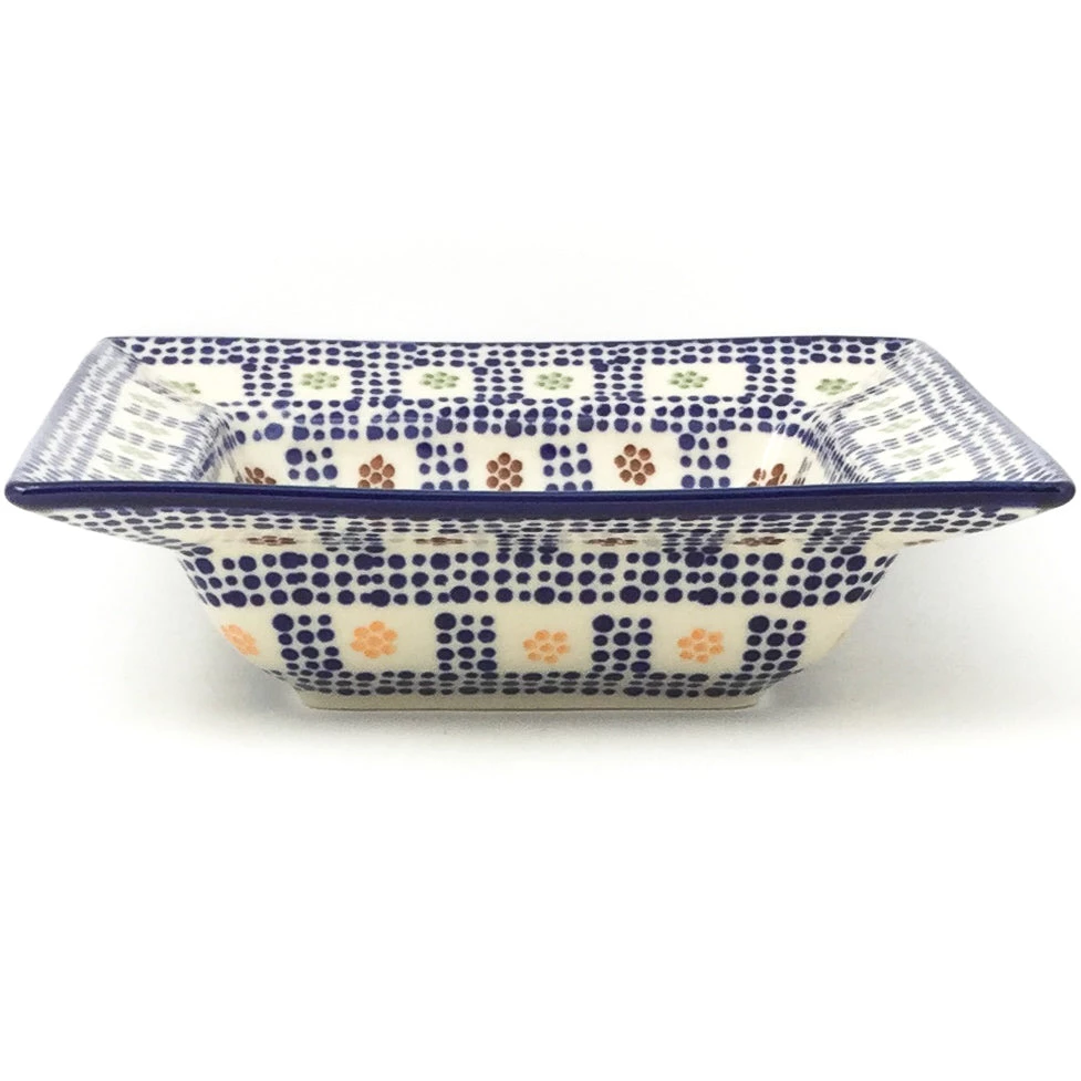 Janelle Imports Square Soup Plate In Modern Checkers 4 Janelle Imports Square Soup Plate In Modern Checkers