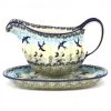 Janelle Imports Gravy Boat W/Tray 1 Qt In Birds