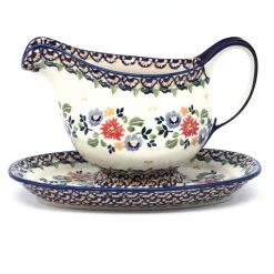 Janelle Imports Gravy Boat W/Tray 1 Qt In Late Spring