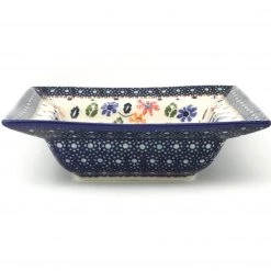 Janelle Imports Square Soup Plate In Wild Flowers