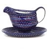 Janelle Imports Gravy Boat W/Tray 1 Qt In Multi-Colored Dots 1 Janelle Imports Gravy Boat W/Tray 1 Qt In Multi-Colored Dots