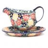 Janelle Imports Gravy Boat W/Tray 1 Qt In Just Glorious