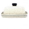 Janelle Imports Butter Dish In Black Elegance