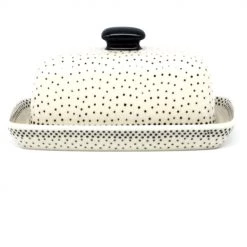 Janelle Imports Butter Dish In Black Elegance