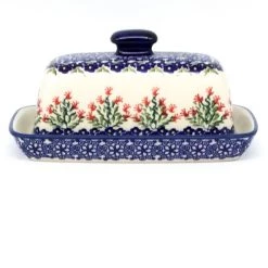 Janelle Imports Butter Dish In Field Of Flowers