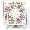 Janelle Imports Square Dinner Plate In Delicate Flowers