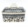 Janelle Imports Butter Box In Gray & Black