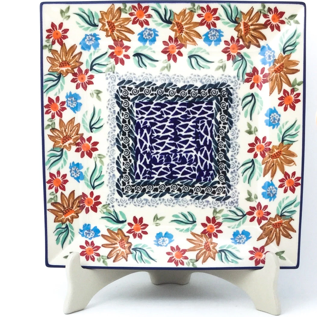 Janelle Imports Square Dinner Plate In Late Fall 3 Janelle Imports Square Dinner Plate In Late Fall