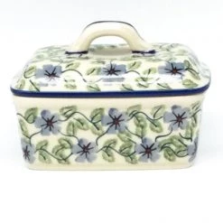 Janelle Imports Butter Box In Blue Clematis