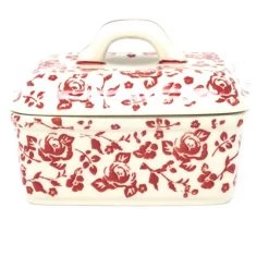 Janelle Imports Butter Box In Antique Red