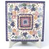 Janelle Imports Square Dinner Plate In Modern Berries