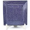 Janelle Imports Square Dinner Plate In Blue Elegance