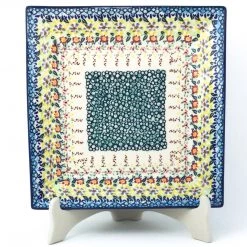 Janelle Imports Square Dinner Plate In Country Fall