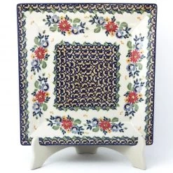 Janelle Imports Square Dinner Plate In Late Spring