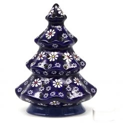 Janelle Imports Tree Tea Candle Holder In Flowers On Blue