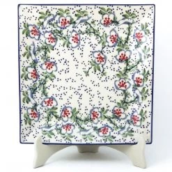 Janelle Imports Square Dinner Plate In Japanese Garden