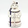 Janelle Imports Santa Cookie Jar In Holiday Wreath