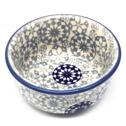 Janelle Imports Tiny Round Bowl 4 Oz In Winter Wonderland