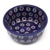 Janelle Imports Tiny Round Bowl 4 Oz In Tiny Flowers On Blue