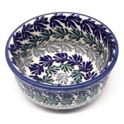 Janelle Imports Tiny Round Bowl 4 Oz In Spruce Garland