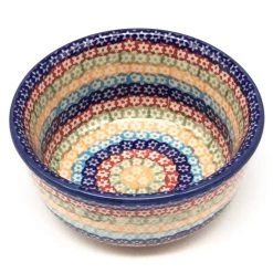 Janelle Imports Tiny Round Bowl 4 Oz In Multi-Colored Flowers