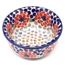Janelle Imports Tiny Round Bowl 4 Oz In Red Zinnia
