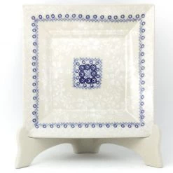 Janelle Imports Square Luncheon Plate In Delicate Blue