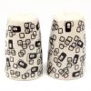 Janelle Imports Salt & Pepper Set In Modern Gray & Black