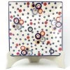 Janelle Imports Square Luncheon Plate In Modern Circles