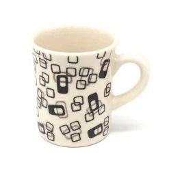 Janelle Imports Espresso Cup 4 Oz In Modern Gray & Black