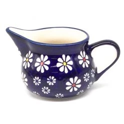 Janelle Imports Creamer 6 Oz In Flowers On Blue