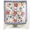 Janelle Imports Square Luncheon Plate In Summer Arrangement