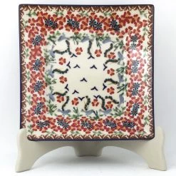 Janelle Imports Square Luncheon Plate In Simply Beautiful