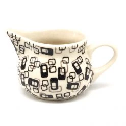 Janelle Imports Creamer 6 Oz In Modern Gray & Black